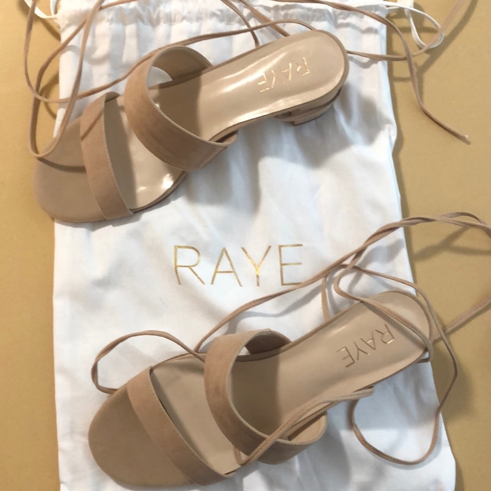 RAYE sandals nude size 7 NWT